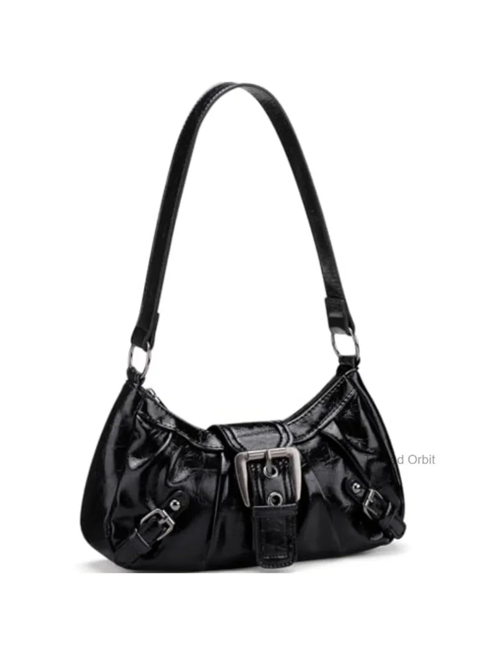 Women's Vegan Leather Hobo Shoulder Bag Top Handle Purse Tote